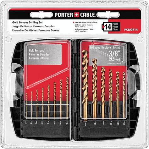 porter cable metal carrying box|porter cable gold drill bit set.